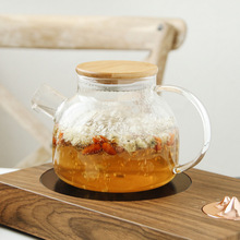 加厚玻璃耐高温茶具水果泡花草果茶壶花茶杯套装家用耐热可明火烧
