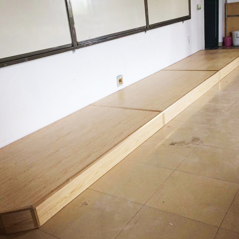 加工定制传誉厂家多规格防滑耐磨钢木结构教室地台讲台舞台站台