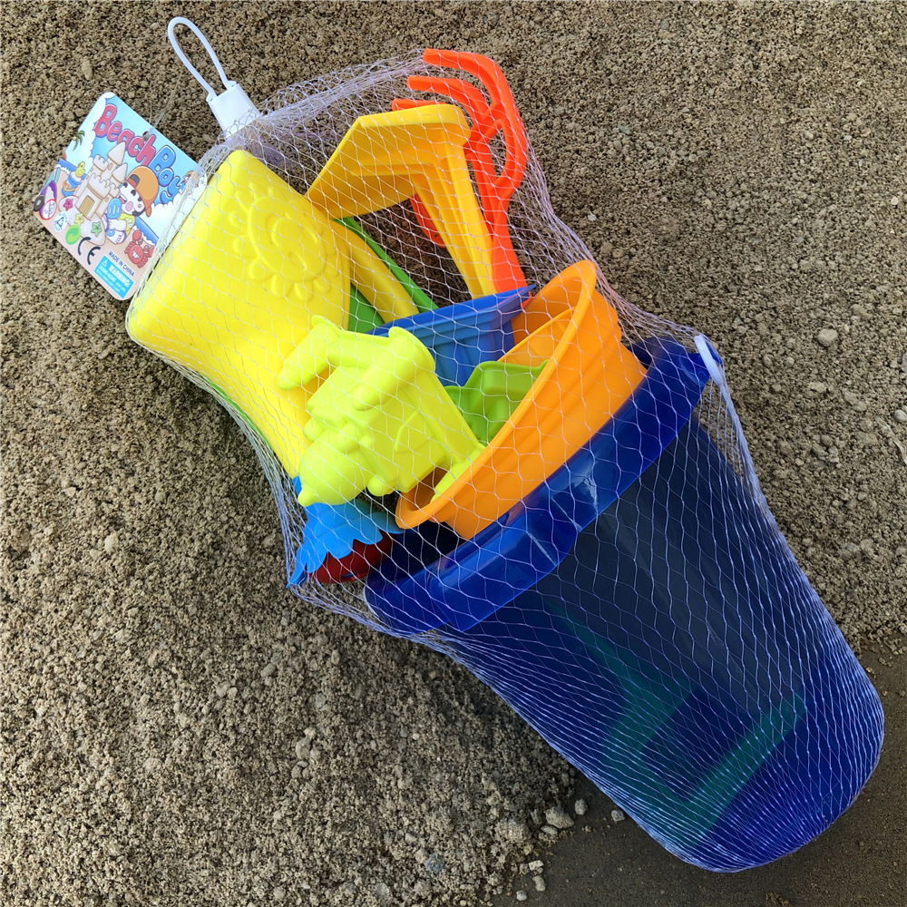 儿童沙滩玩具挖沙玩沙工具戏水沙滩桶10pcs铲子组合套装