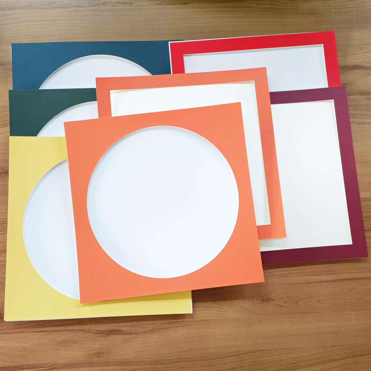 卡纸相框定制 简易儿童水彩画个性悬挂彩卡纸相框画框照片墙