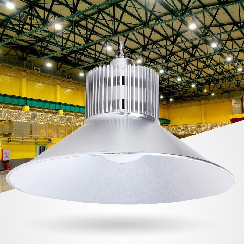 led工矿灯厂房灯车间照明灯工厂灯吊灯天棚灯100w50w车库照明灯