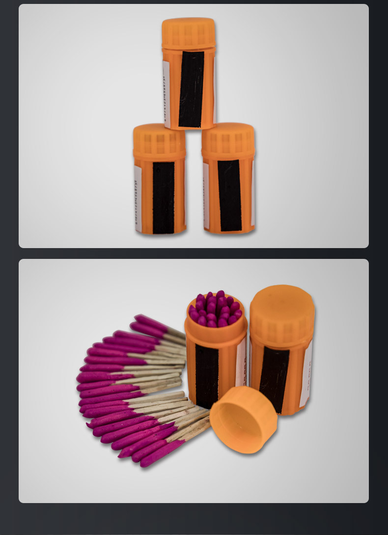 驰援速邦防风防水火柴户外一次性应急防水蜡烛防灾野外救生装备