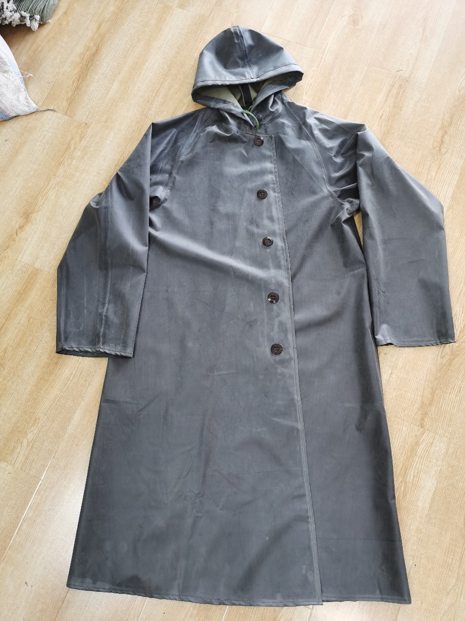 3531老式87长袖连体雨衣,加厚帆布橡胶连体雨衣-阿里巴巴