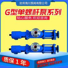 G型单螺杆泵泥浆污泥变频输送泵不锈钢防爆污水浓浆处理卧式自吸