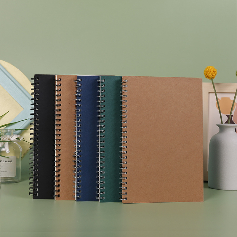 创意印花a6线圈本活页笔记本商务办公记事本学生日记本礼品批发