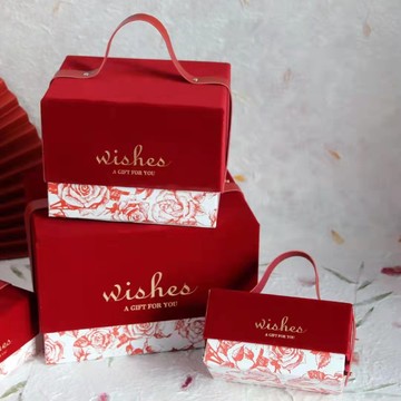 新款欧式喜糖盒包装盒绒布结婚糖果盒订婚礼物盒伴手礼回礼批发