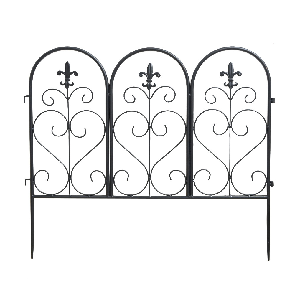 欧式铁艺小围栏爬藤架子花支架户外庭院植物花园月季线莲攀爬花架