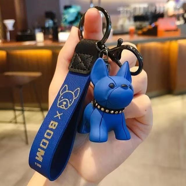 Jarre Aero Bull Puppy Key Chain Men and Women Online Influencer Cute Creative Key Chain Handbag Pendant