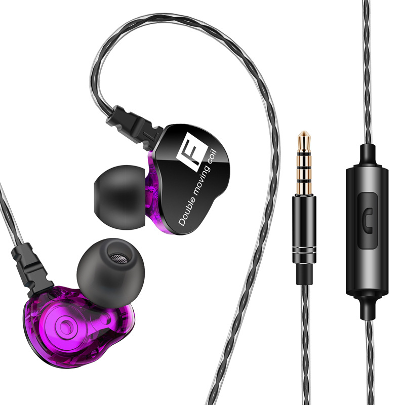 Private Model F4 Wired Earphone in-Ear Sports Dynamic Bass Boost Music Mobile Phone Typec Computer 3.5mm Monitor Earphone Monitor