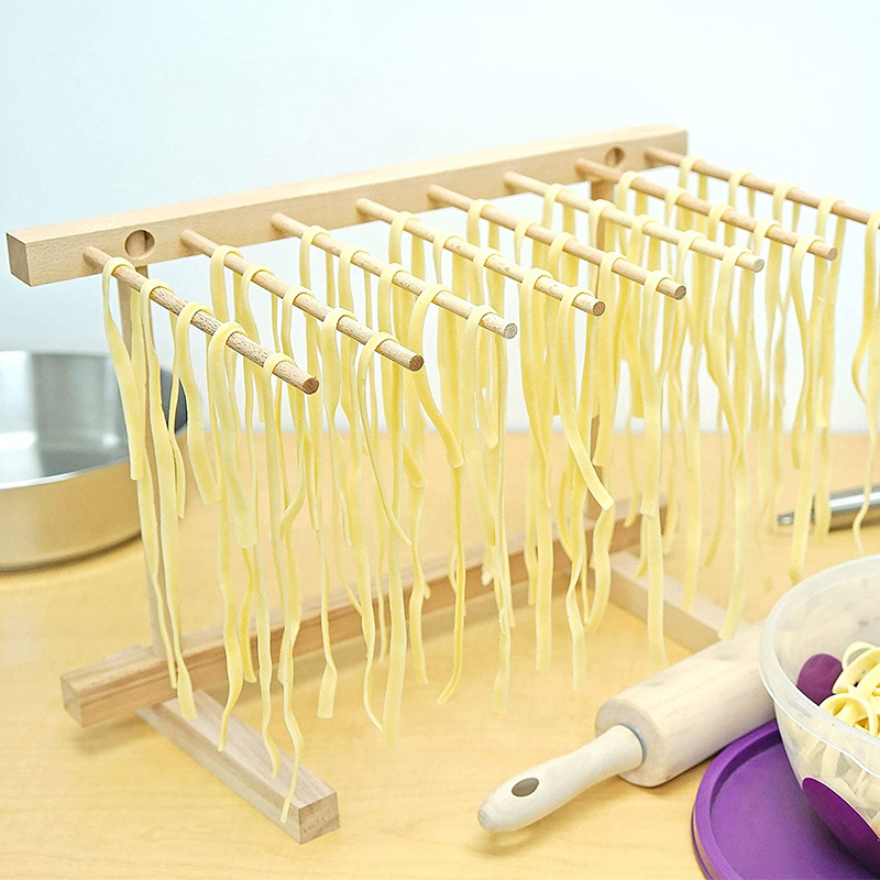 家用醒面晾面架榉木制挂面架晾干面条晾面架挂面条架子厨房小工具