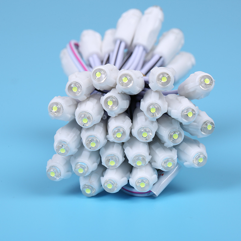 led外露灯串 红黄白光穿孔灯串 广告招牌打孔发光字灯装饰灯珠串