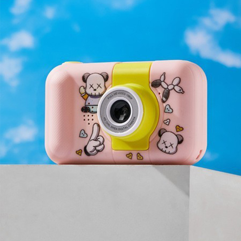 Hd Cross-Border Digital Children's Cute Flip Ccd Student Camera Long Endurance Photo Cartoon Camera