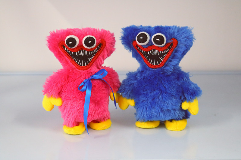 跨境新款poppy playtime huggy wuggy游戏同款电动走路毛绒玩具