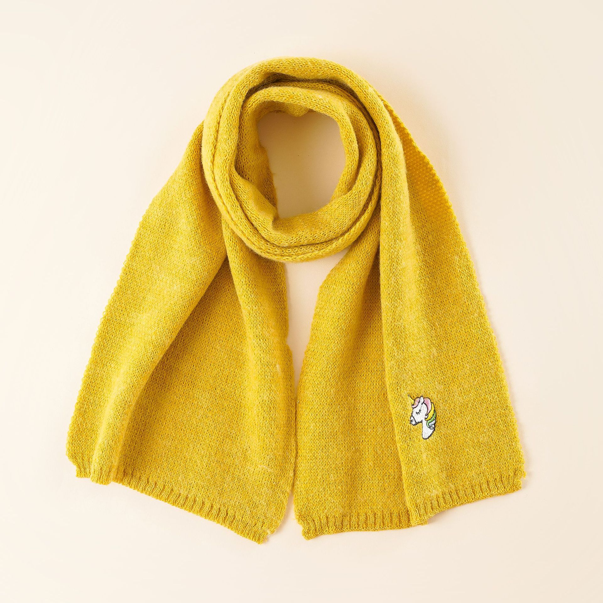 宝宝围巾秋冬季儿童围巾男童女童韩版小孩可爱保暖针织围巾潮