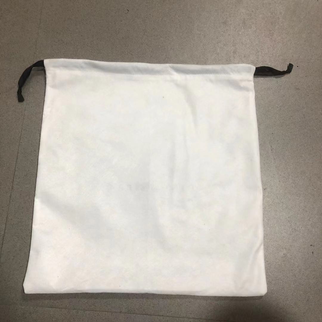 简约无纺水刺布袋40*38收紧口加印logo防尘束口袋便捷旅行收纳袋