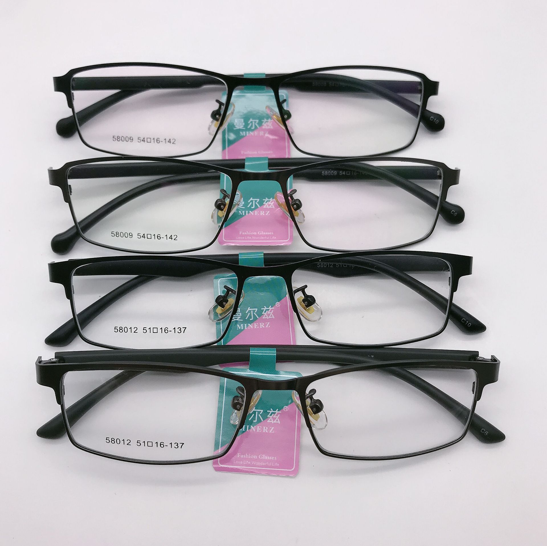 保时捷高品质纯钛镜框方框眼镜架男士商务精工金属钢板近视眼镜框