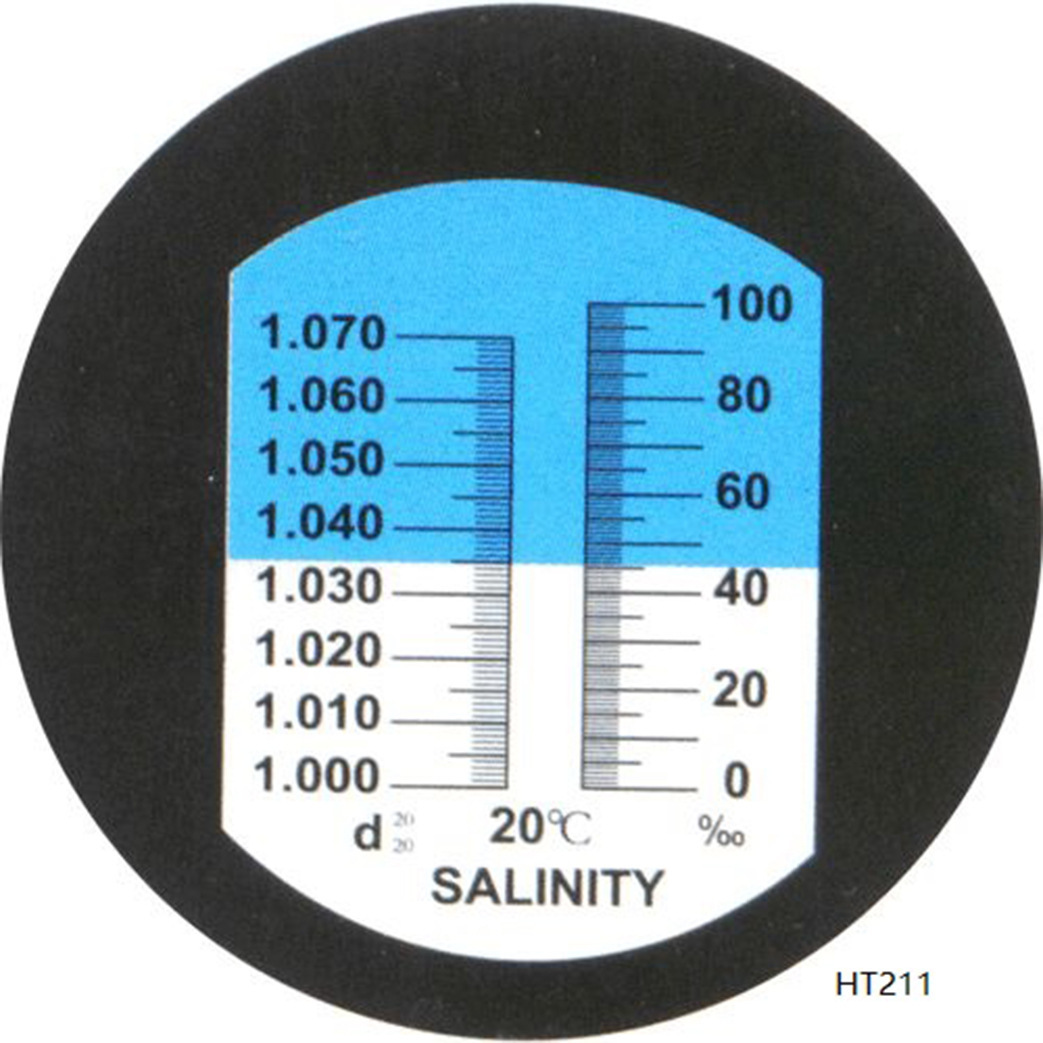 光用盐度计折光仪 海水养殖比重计 盐度表 精度高