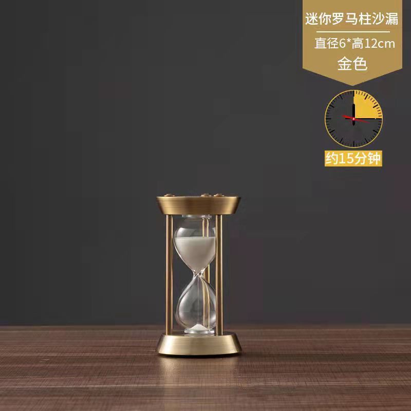 Creative Metal Time Hourglass Nordic Modern Minimalist Furnishings Decorations Living Room Entrance Study Office Decoration