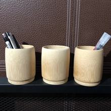 竹杯餐厅饭店水杯创意小酒杯竹子圆形天然竹酒杯大肚杯小地摊批发