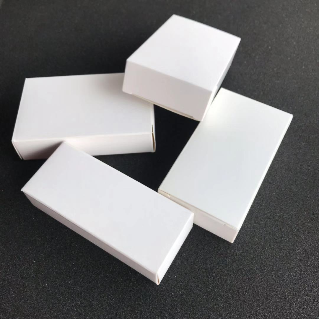 白卡纸盒(80-89mm)彩盒定做白色包装盒小白盒天地盖 礼品盒定制