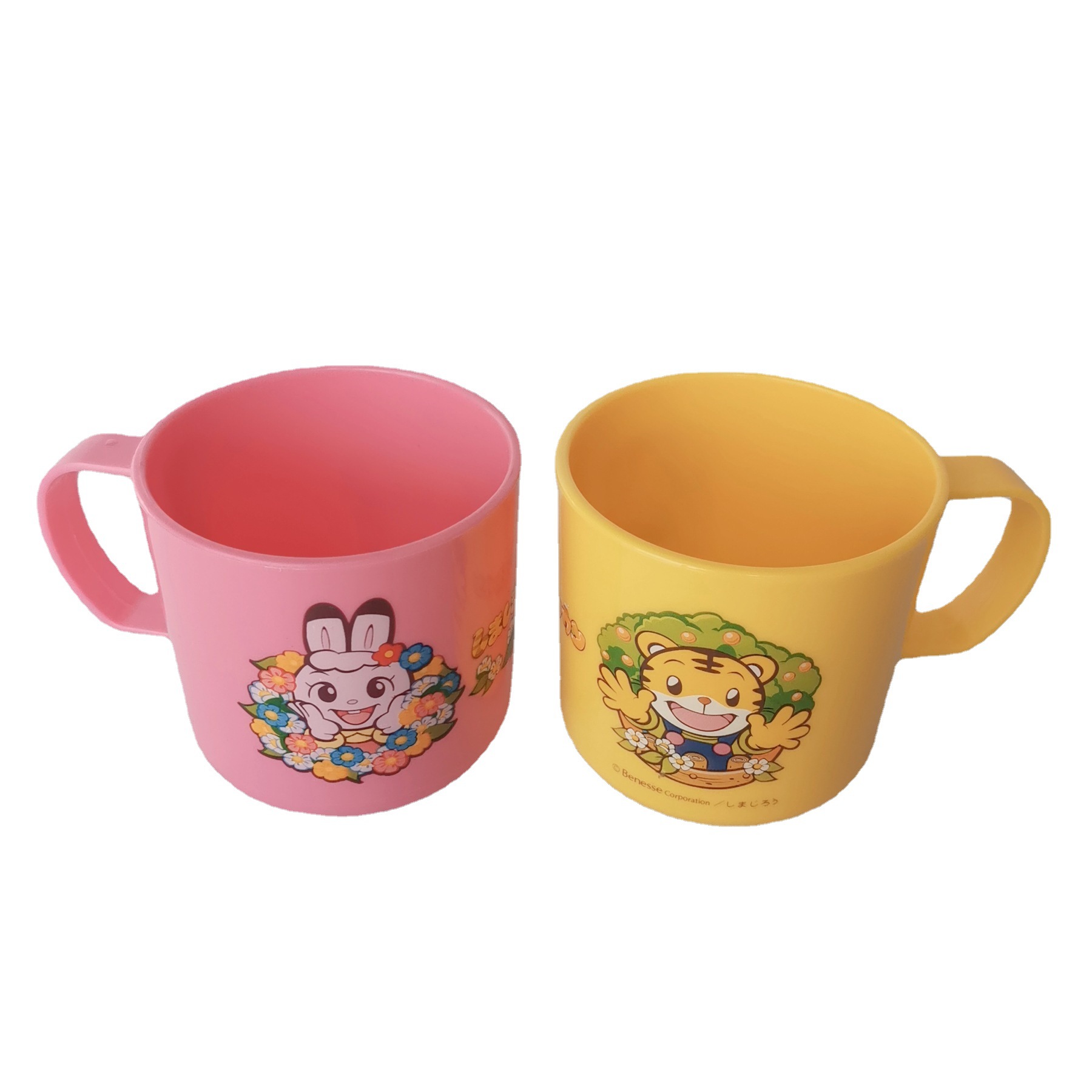 现货巧虎刷牙漱口杯宝宝喝水杯卡通塑料水杯加厚耐高温儿童水杯