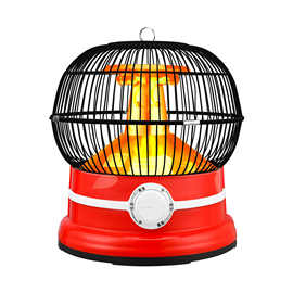 鸟笼烤火炉桌下烤脚烤火器小太阳取暖器家用小型省电电暖器电烤炉