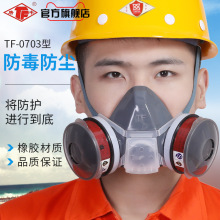 唐丰0703防毒防尘喷漆装修打磨防粉尘面罩农药化工防尘防毒面具