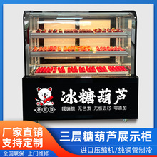 小串迷你冰糖葫芦展示柜风冷厚切炒酸奶冷冻三文鱼冰淇淋柜商用