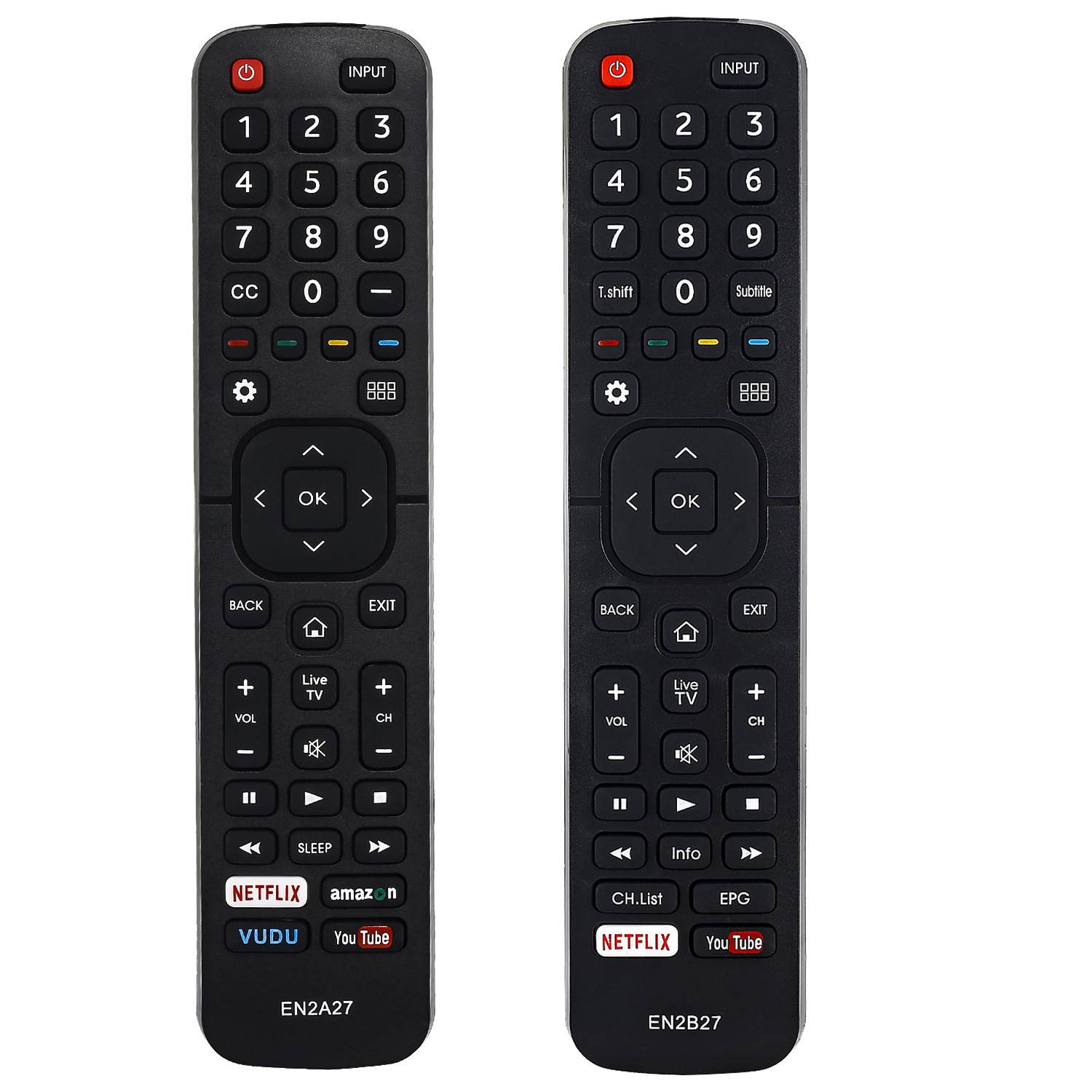 英文版适用于海信电视遥控器en2a27 en2b27 en2a27ht全新外贸出口