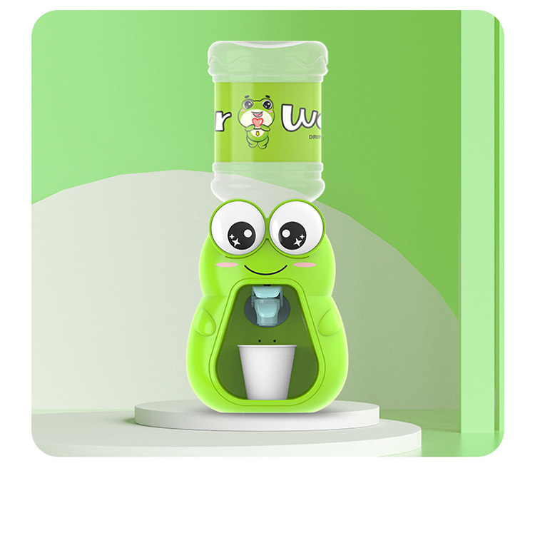 儿童迷你饮水机小型饮水机仿真过家家声光可出水趣味厨房玩具代发