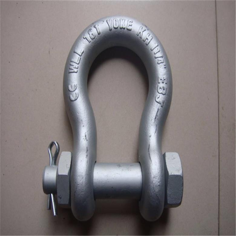 日式d型国标卸扣镀锌d形起重吊钩船用型吊环形卡扣吊耳链接吊扣-报价