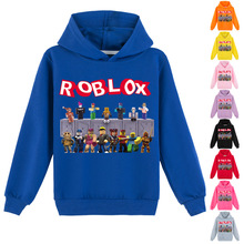 童装爆款特价 ROBLOX 男童女童卡通动漫图案帽衫 卫衣Y008