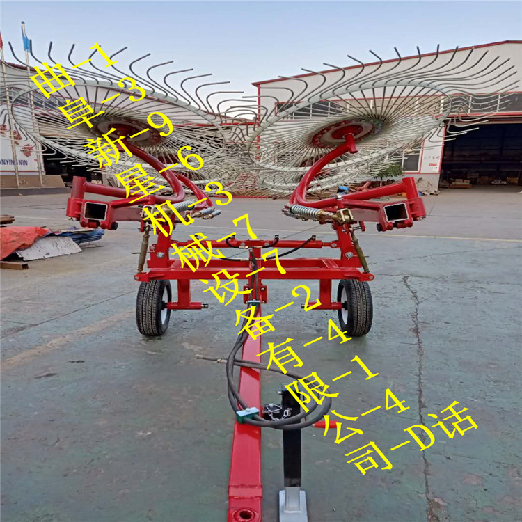 圆盘弹齿搂草机 小麦秸秆弹齿搂膜机 麦草清理摊晒机-阿里巴巴