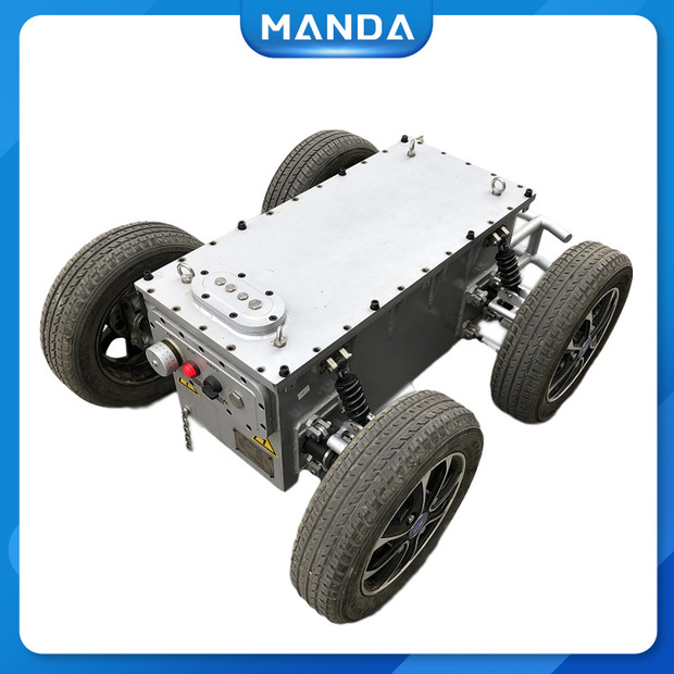 多功能防爆轮式底盘 任意搭载巡检机器人远程操控轮式底盘厂家
