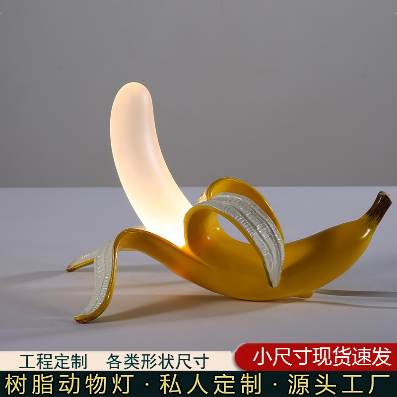 Banana Table Lamp Post-Modern Creative Table Lamp Bedroom Nordic Design Banana Simple European Designer Nordic Table Lamp