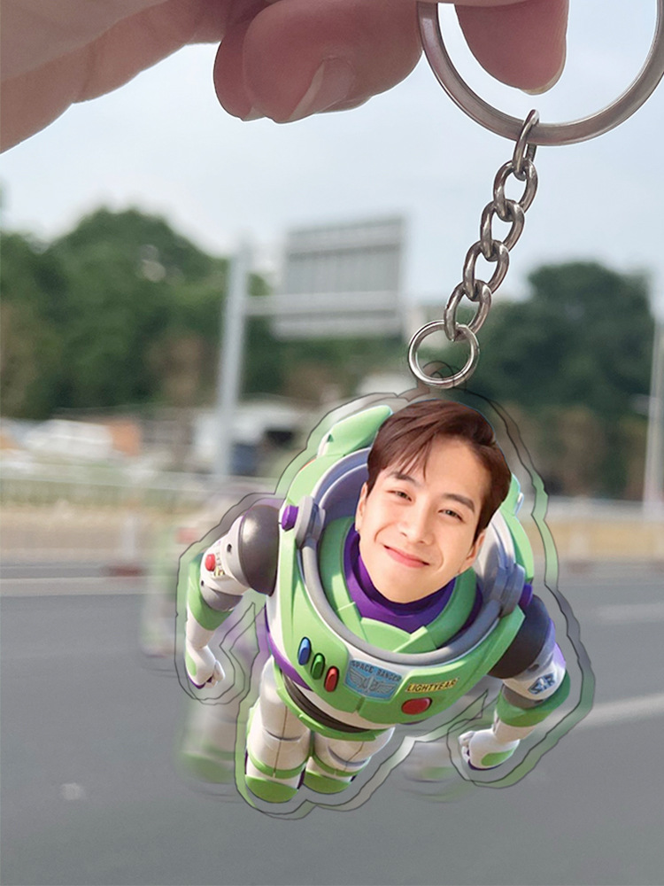 王嘉尔演唱会应援黑胶钥匙扣背包挂件吊坠亚克力潮品饰品igot7