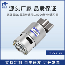 厂家直销暴力马达775扇型震动电机12v24v 按摩器设备专用震动电机