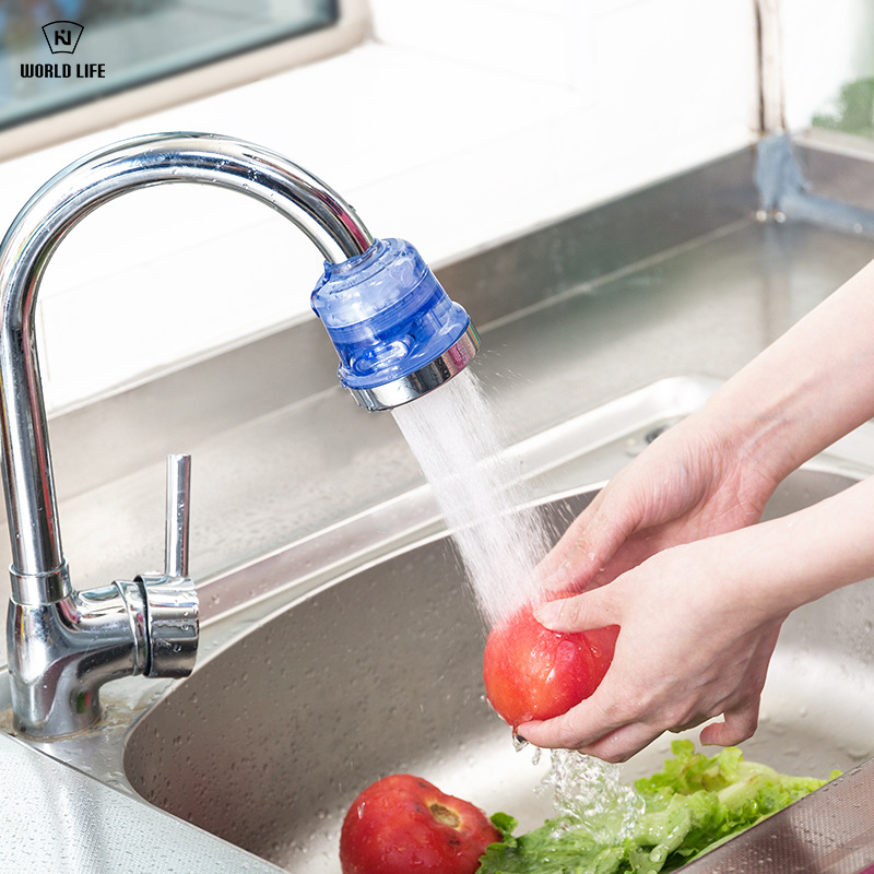 厨房水龙头防溅头嘴加长延伸自来水花洒净水器可调档过滤节水神器
