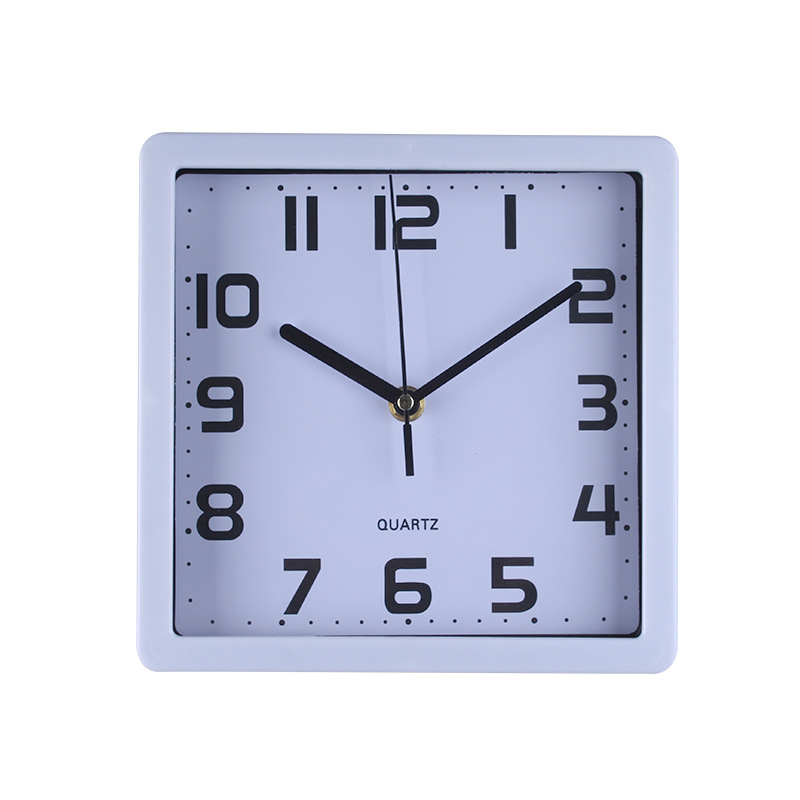 Clock Wall Clock Living Room Fashion Simple Clock Mute Square Household Personality Quartz Clock Pocket Watch Wall Hanging