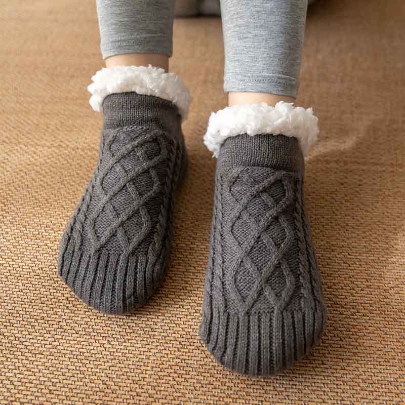 Winter Floor Socks Adult Women's Home Maternity Socks Snow Socks Sleep Carpet Socks Leg Warmer Slippers Socks Men's Non-Slip