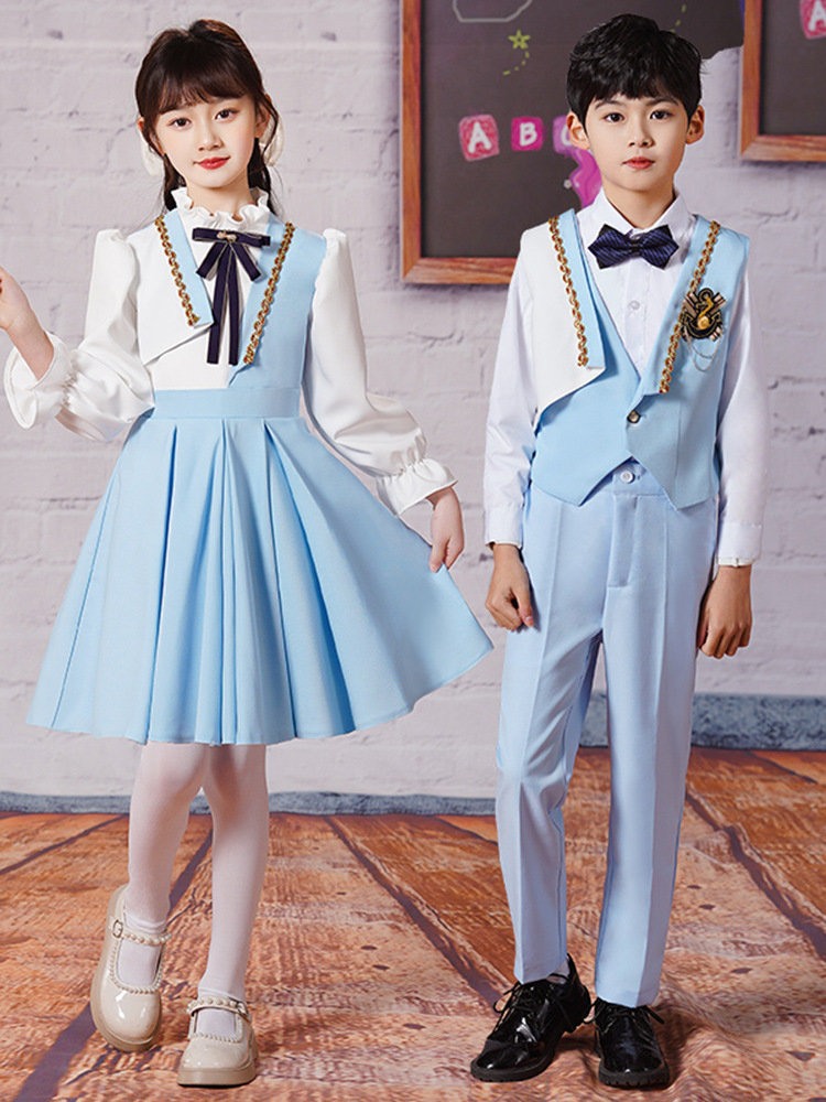 儿童合唱服中小学生校服班服礼服诗歌朗诵演讲比赛演出服表演服