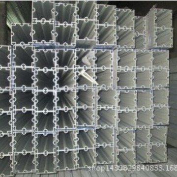 广东80方铝拆装展架展览馆搭建八分方通特装展位柜台铝材厂家自销