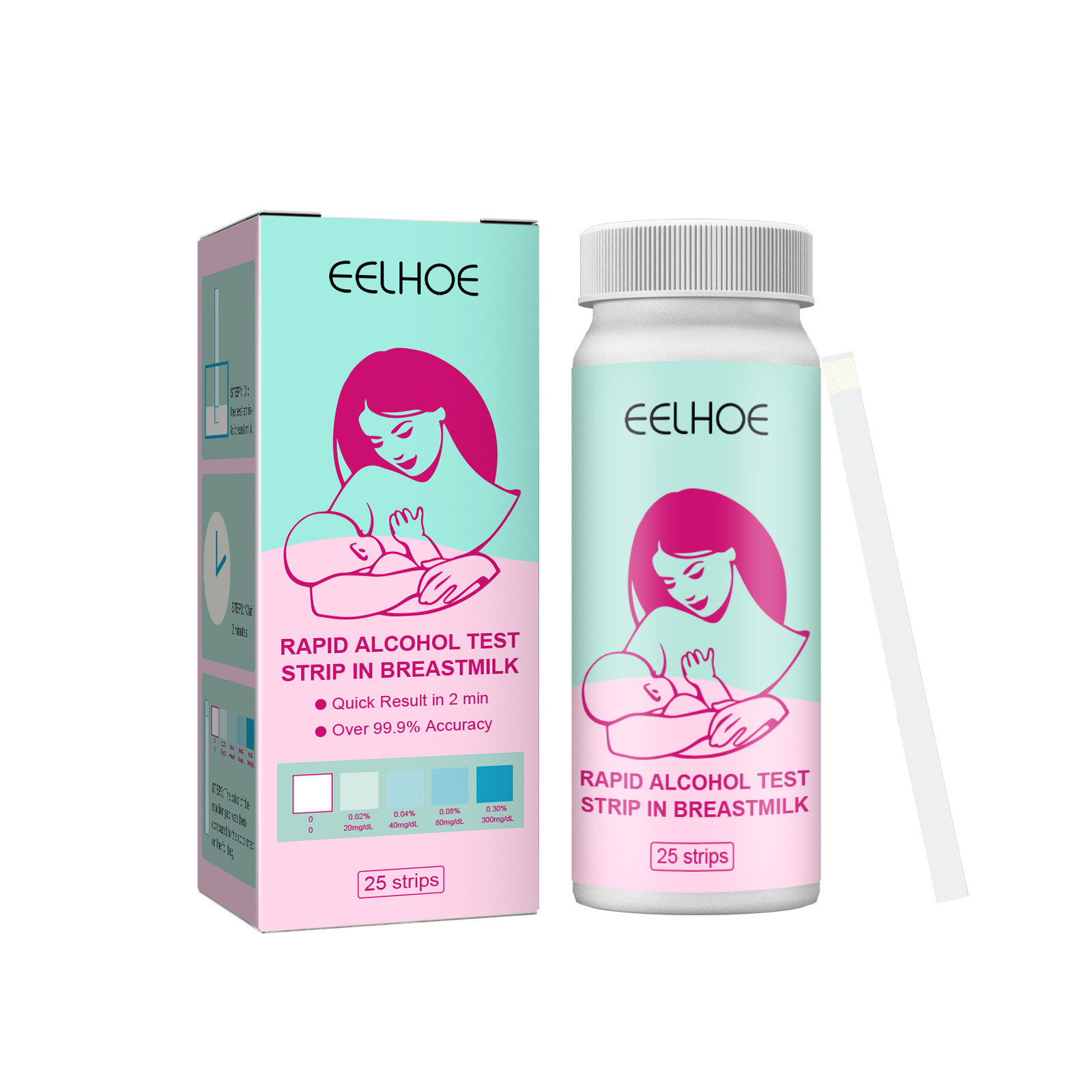 Eelhoe Breast Milk Alcohol Test Paper