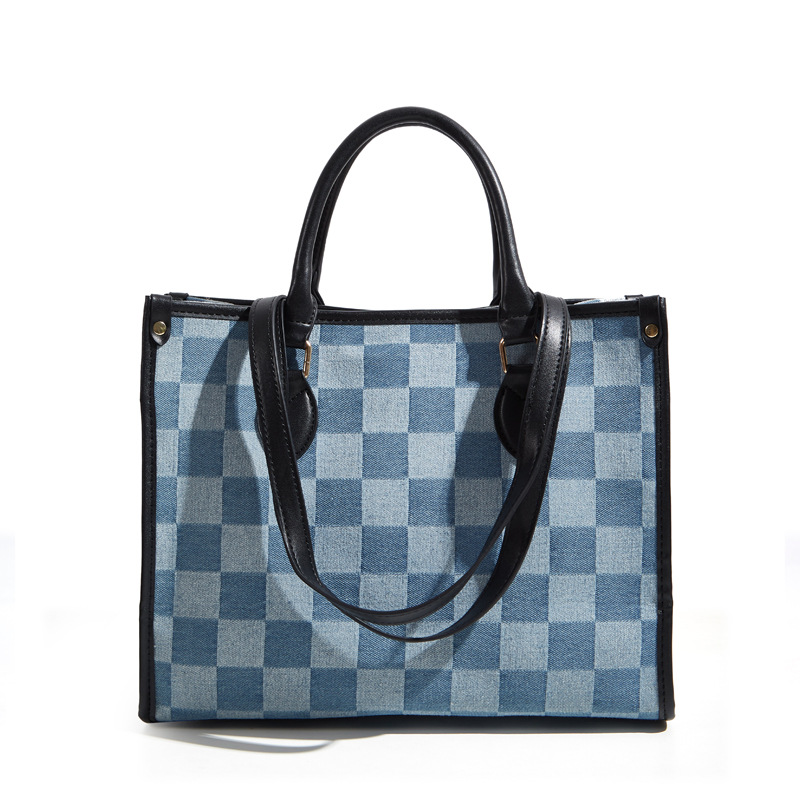 Tote Bag Women's Bag 2023 New Fashion Stylish Good Texture Large Capacity Canvas Bag Commuter's All-Matching Shoulder Handbag Fashion