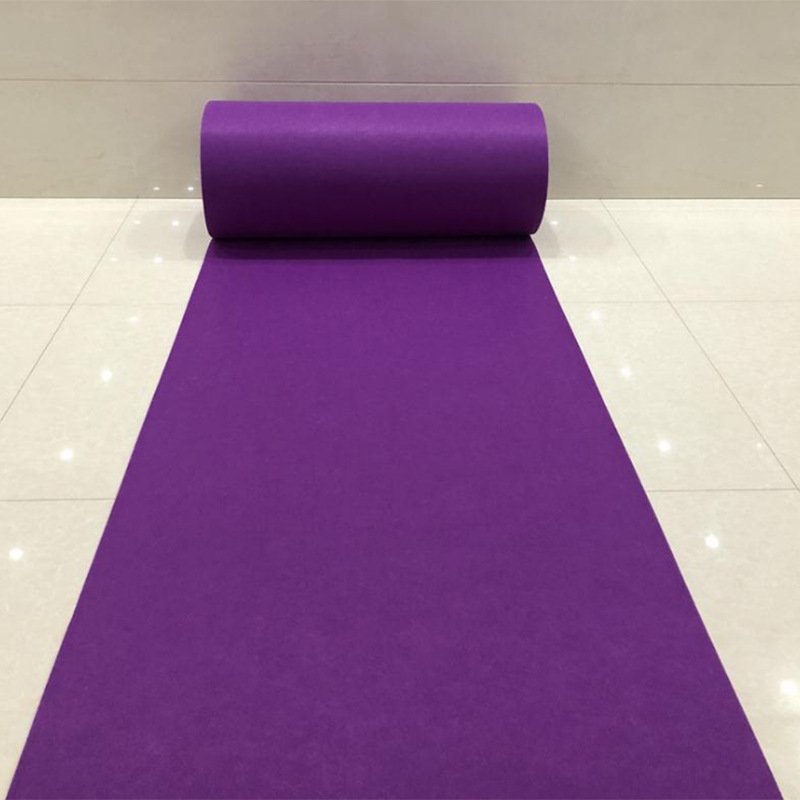 一次性地毯紫色紫罗兰紫红浅紫地毯展览舞台活动地毯可开票