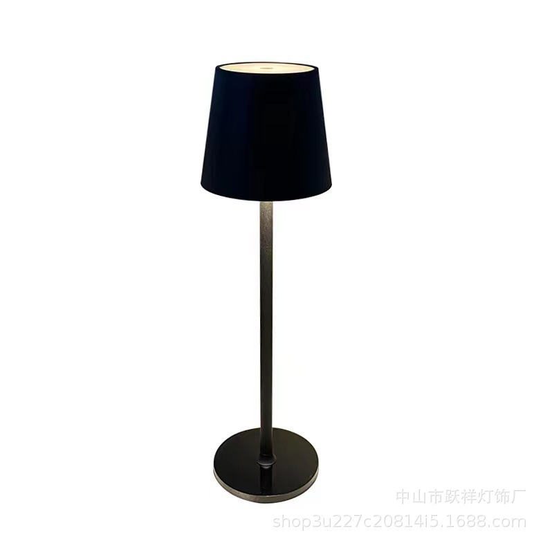 Cross-Border Hot Selling Goblet Ambience Light Led Charging Station Bedside Lamp Hotel Restaurant Simple I-Shaped Dining Table Lamp