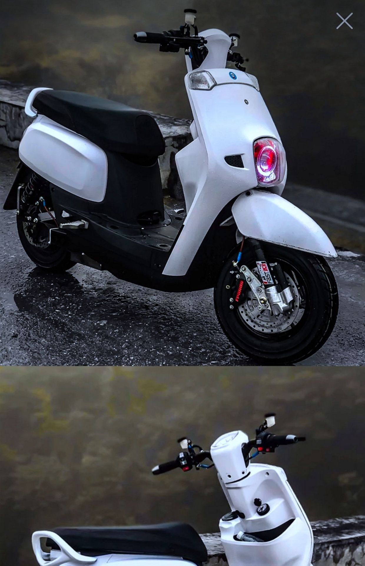 cnsy三阳酷奇油车架改电动车120伏一体仓镜面仓骠骑平叉吊耳包邮