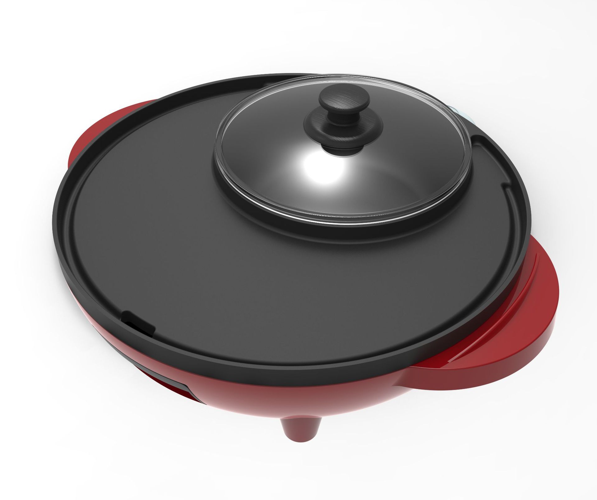 电烤炉家用烤烤肉锅烤肉盘煎烤涮一体锅小电烤盘烧烤锅jhp-001