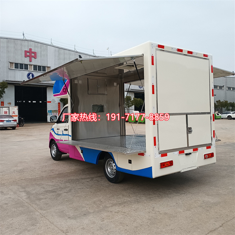 5排量微卡多功能移动早餐车 汽油售货车-阿里巴巴