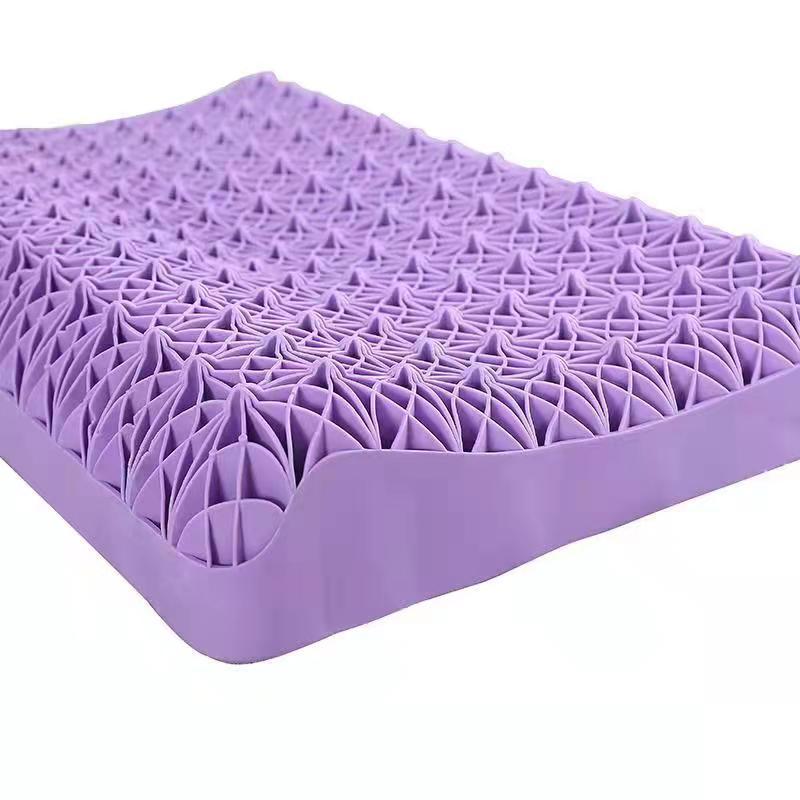 果胶枕 tpe无压枕头黑科技高弹网红同款可水洗网格释压枕批发代发